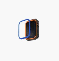 Uniq Moduo Apple Watch S4/S5/S6/S7/S8/S9/SE Tok - Narancs/Kék (44 / 45mm) (UNIQ-45MM-MDSORGBLU) (UNIQ-45MM-MDSORGBLU)