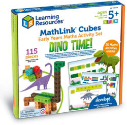 Learning Resources Set MathLink - Dinozauri (LSP9330-UK)