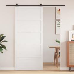 vidaXL Bár Ajtó Fehér 80x208 cm Szilárd Fa Fenyő (870411)