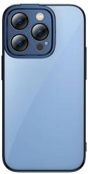 Baseus Glitter iPhone 14 Pro Max Átlátszó tok és üvegfólia kék ARMC021503) (ARMC021503) (ARMC021503)