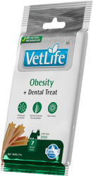 Vet Life Obesity + Dental Treat, Mini (3 tasak ~ 3 x 7 db rágórúd ~ 3 x 60 g) 180g