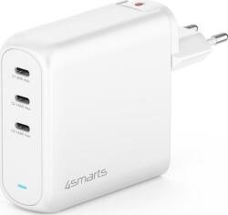 4smarts GaN Flex Pro töltő adapter 3xType-C, 140W, fehér (544140) (544140)