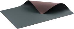 Bitz Terítő 46 x 33 cm, kétoldalas, 4 db szett, fenyő zöld / sötét barna, PVC, Bitz (BITZ15158)