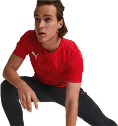 PUMA Póló Puma individualRISE Football Graphic Tee, Piros, Férfiak M vörös