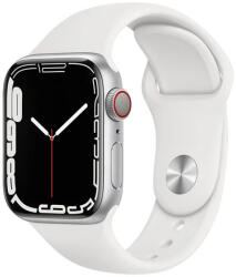 Forcell F-DESIGN Apple Watch 42mm/ 44mm/ 45mm/ 49mm szilikon óraszíj fehér