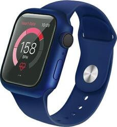 PanzerGlass Uniq Nautic Apple Watch 40mm műanyag tok üvegfóliával, kék (UNIQ445BLU) (UNIQ445BLU)