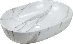 INVENA Korfu 60x42 cm white/grey (CE-34-701)