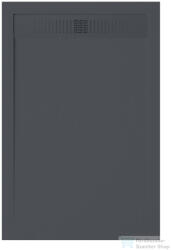 Zenon EVOLUTION SLATE 70x110 cm-es zuhanytálca palakő hatású felülettel, Antracita EVSL70110AN (EVSL70110AN)