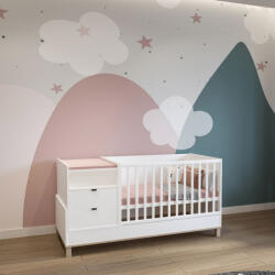  Todi kombiágy Misty fehér - babycenter-online