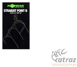 Korda Straight Point Barbless 2 - Korda Szakállnélküli Pontyozó Horog (KSPHB2)