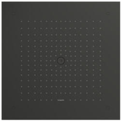 Hansgrohe Raindance E 400x400 mm fejzuhany EcoSmart, szálcsiszolt fekete króm 26253340 (26253340)