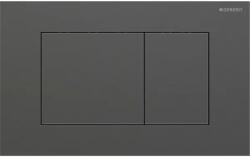 Geberit Sigma40 működtetőlap 2 mennyiséges öblítéshez, fekete króm / szálcsiszolt, easy-to-clean bevonattal 115.629. QD. 1 (115.629.QD.1)