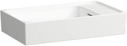 Laufen Meda porcelán kézmosó 60x35 cm csaplyuk és túlfolyó nélkül, jobbos/matt fehér H8121137571121 (H8121137571121)