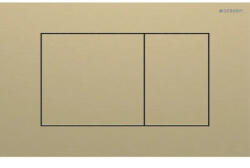 Geberit Sigma40 működtetőlap 2 mennyiséges öblítéshez, sárgaréz / szálcsiszolt, easy-to-clean bevonattal 115.629. QF. 1 (115.629.QF.1)