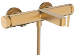 Hansgrohe Finoris egykaros kádcsaptelep falsíkon kívüli szereléshez, szálcsiszolt bronz 76420140 (76420140)