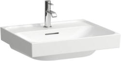 Laufen Meda porcelán mosdó csiszolt alsó felülettel 55x46 cm csaplyukkal és túlfolyóval, LCC bevonattal, fehér H8161124001041 (H8161124001041)