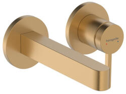 Hansgrohe Finoris egykaros falsík alatti mosdó csaptelep 16, 8 cm-es kifolyóval, szálcsiszolt bronz 76051140 (76051140)
