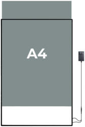 Leziter Plakátkeret led világítással 210x297 mm A4 (UTLB-A4) - platinashop