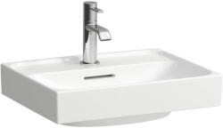 Laufen Meda porcelán kézmosó csiszolt alsó felülettel 45x35 cm csaplyukkal és túlfolyóval, LCC bevonattal, fehér H8161114001041 (H8161114001041)