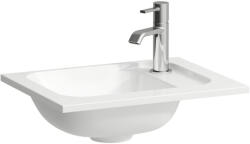 Laufen Meda marbond kézmosó 44x34 cm csaplyukkal, jobbos/fehér H8141100001141 (H8141100001141)