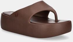 Melissa flip-flop MELISSA FREE PLATFORM THONG AD barna, női, platformos, M 36088 BE885 - barna Női 39