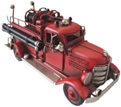  Fém tűzoltóautó 22cm-es AMC015