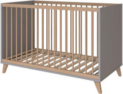 Faktum kiságy Flip Grey 60x120cm - babymax