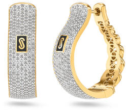 Heratis Forever Monaco Chain earrings Classic Plain body - Pavé Lock, 10K IZ31602USA