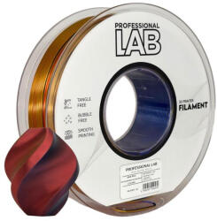 PLA SILK PIROS-SÁRGA-KÉK tri color (háromszínűszínű) filament - 1kg - átmérő 1, 75mm +/- 0, 03mm