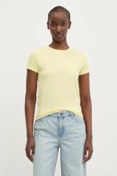 Guess Jeans t-shirt női, sárga, W4YI01 J1314 - sárga XS