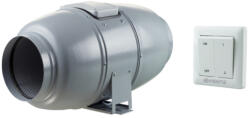 Blauberg ISO-MIX 150 Hangszigetelt csőventilátor P2-10 2 fokozatú kapcsolóval