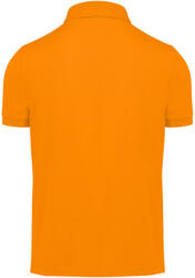 B&C modern, klasszikus stílusú, előzsugorított galléros férfi pamut póló O01, Meta Orange-S (BO018006)