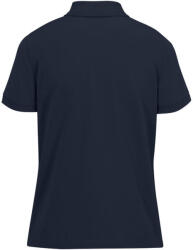 B&C modern, klasszikus stílusú, előzsugorított galléros Női pamut póló O02, Navy-XS (BO020413)