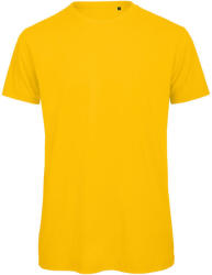 B&C lezser szabású minősített biopamut férfi póló BD62, Gold-3XL (BD622011)