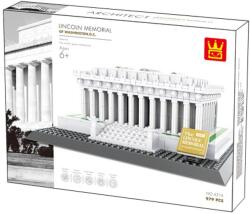 WANGE 4216 - Lincoln Memorial - Washington, USA építőjáték - 100% kompatibilis minden más kedvelt márkával