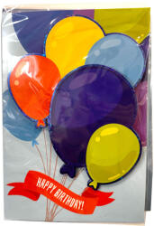 CCG Happy Birthday Balloons 3D üdvözlőkártya CCG097714B (CCG097714B)
