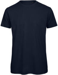 B&C lezser szabású minősített biopamut férfi póló BD62, Navy-M (BD620407)