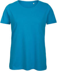 B&C lezser szabású minősített Női biopamut póló BD63, Atoll-XL (BD636409)