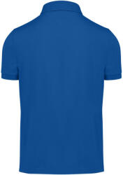 B&C modern, klasszikus stílusú, előzsugorított galléros férfi pamut póló O01, Royal Blue-3XL (BO010711)