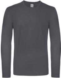 B&C Collection EXACT 150 unisex hosszú ujjú póló B03E, Dark Grey-L (BB03E2308)