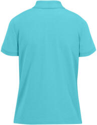 B&C modern, klasszikus stílusú, előzsugorított galléros Női pamut póló O02, Turquoise-XS (BO025113)