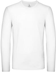 B&C Collection EXACT 150 unisex hosszú ujjú póló B03E, White-4XL (BB03E0112)