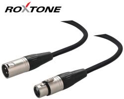 Roxtone XLR-XLR árnyékolt mikrofon kábel 1m