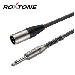 Roxtone 6, 3mm monó Jack - XLR dugó (papa) kábel 10m