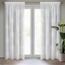 Takoy Perdea JANE realizată din etamină fină, cu motiv jacquard de frunze 140 x 270 cm