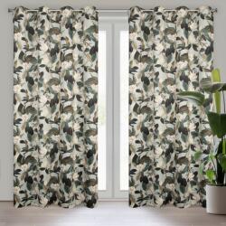 Takoy Draperie ELENI din catifea moale, model botanic cu efect 3D 140 x 250 cm
