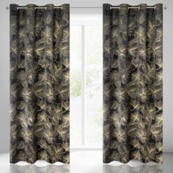 Takoy Draperie STELLA din catifea moale cu model auriu de flori