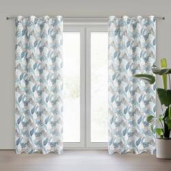 Takoy Draperie AMELA realizată din etamină decorată cu un imprimeu de frunze 140 x 250 cm