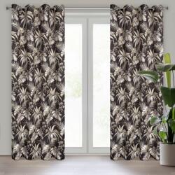 Takoy Draperie MEGI din catifea moale cu imprimeu al frunzelor exotice 140 x 250 cm