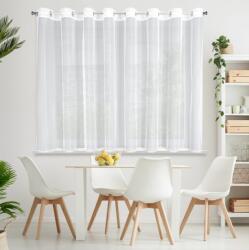 Takoy Perdea CASSIE din microplasă netedă și mată, cu dantelă decorativă aurie 300 x 150 cm